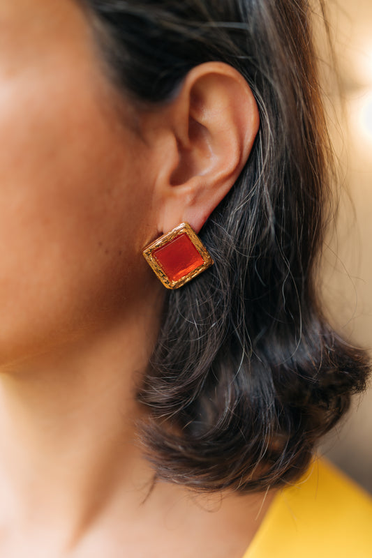 Boucles d'oreilles Mondrian