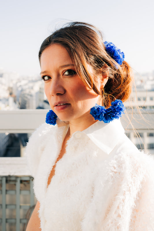 Cadix fleurs en tissu colorées pour tous les jours ou occasion