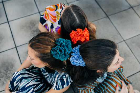Cadix fleurs en tissu colorées pour tous les jours ou occasion