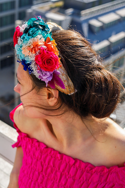 Serre-tête Manguin - Sinamay