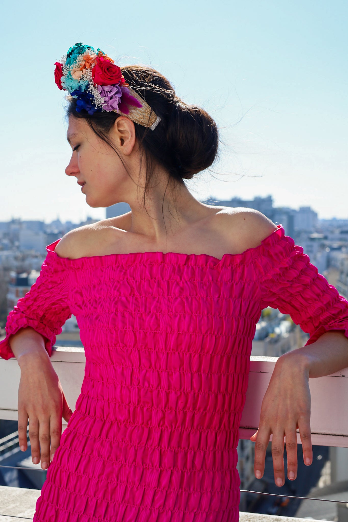 Serre-tête Manguin - Sinamay