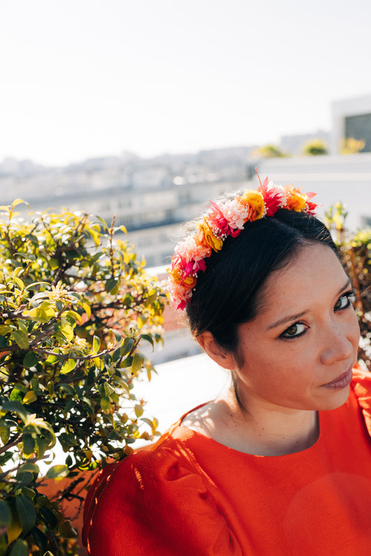 Serre-tête Collioure - Fleurs
