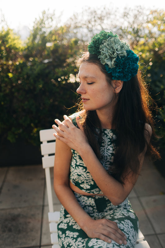 Cadix fleurs en tissu colorées pour tous les jours ou occasion
