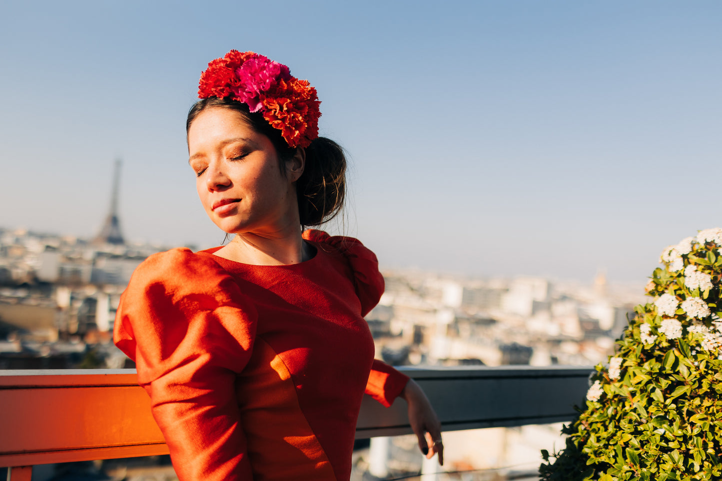 Cadix fleurs en tissu colorées pour tous les jours ou occasion