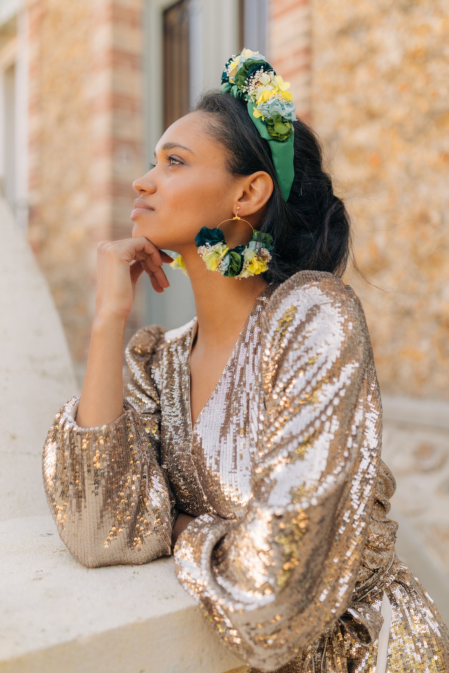Boucles d'oreilles Jardin du Nil