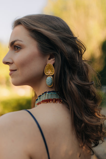 Boucles d'oreilles Khépri
