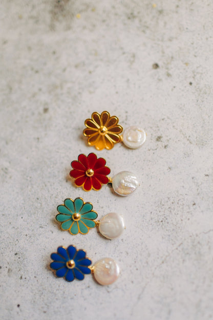 Boucles d'oreilles Lotus
