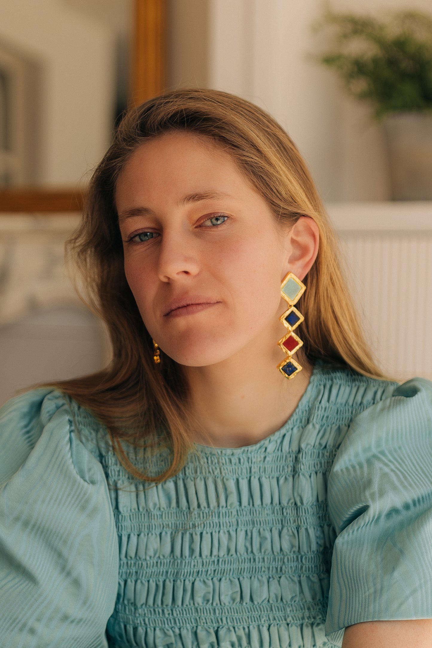 Boucles d'oreilles Djed