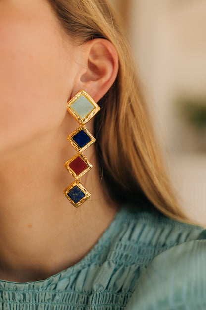 Boucles d'oreilles Djed