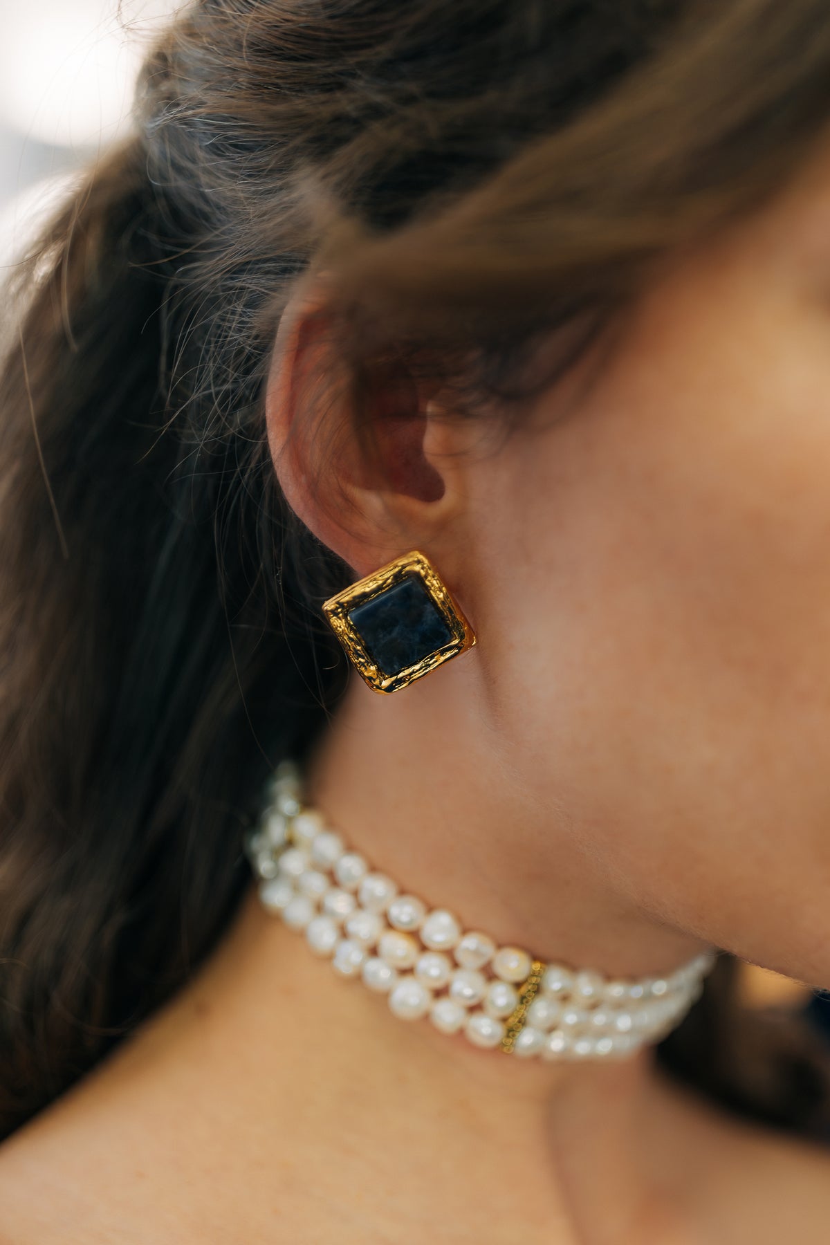 Boucles d'oreilles Mondrian