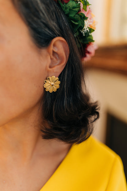 Boucles d'oreilles Rosette