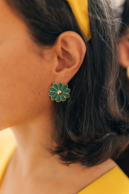 Boucles d'oreilles Rosette