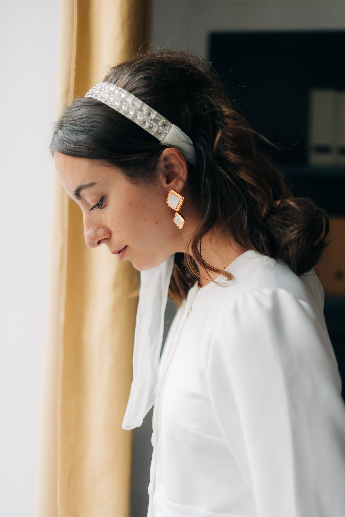 Choker Romy – Ras-de-cou & bandeau de mariée