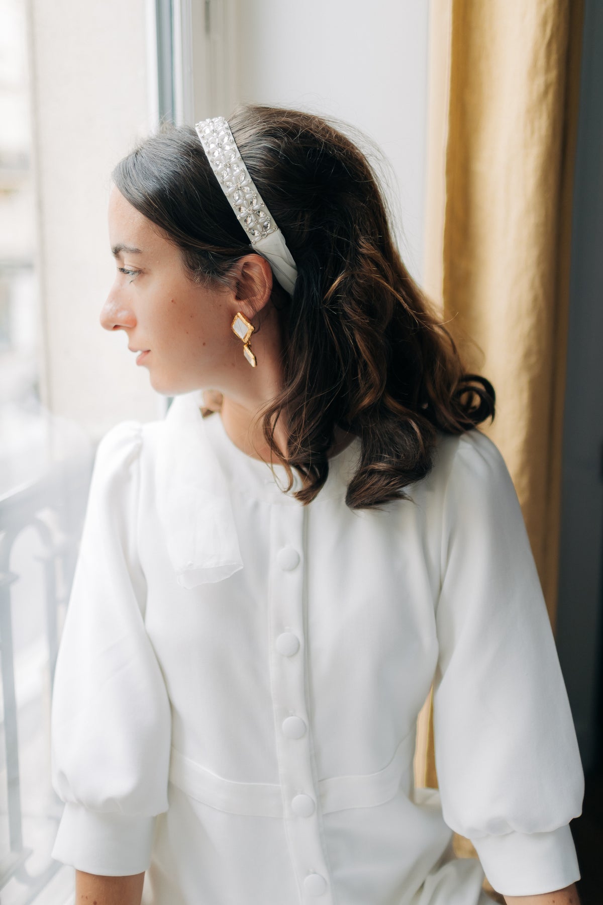 Choker Romy – Ras-de-cou & bandeau de mariée