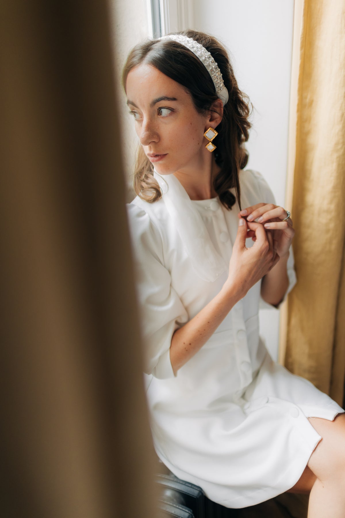 Choker Romy – Ras-de-cou & bandeau de mariée