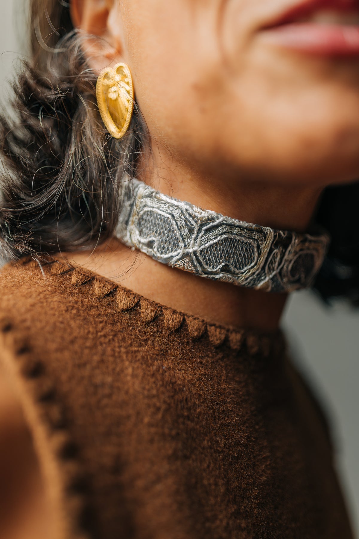 Choker Zazie – Ras-de-cou & bandeau de cheveux