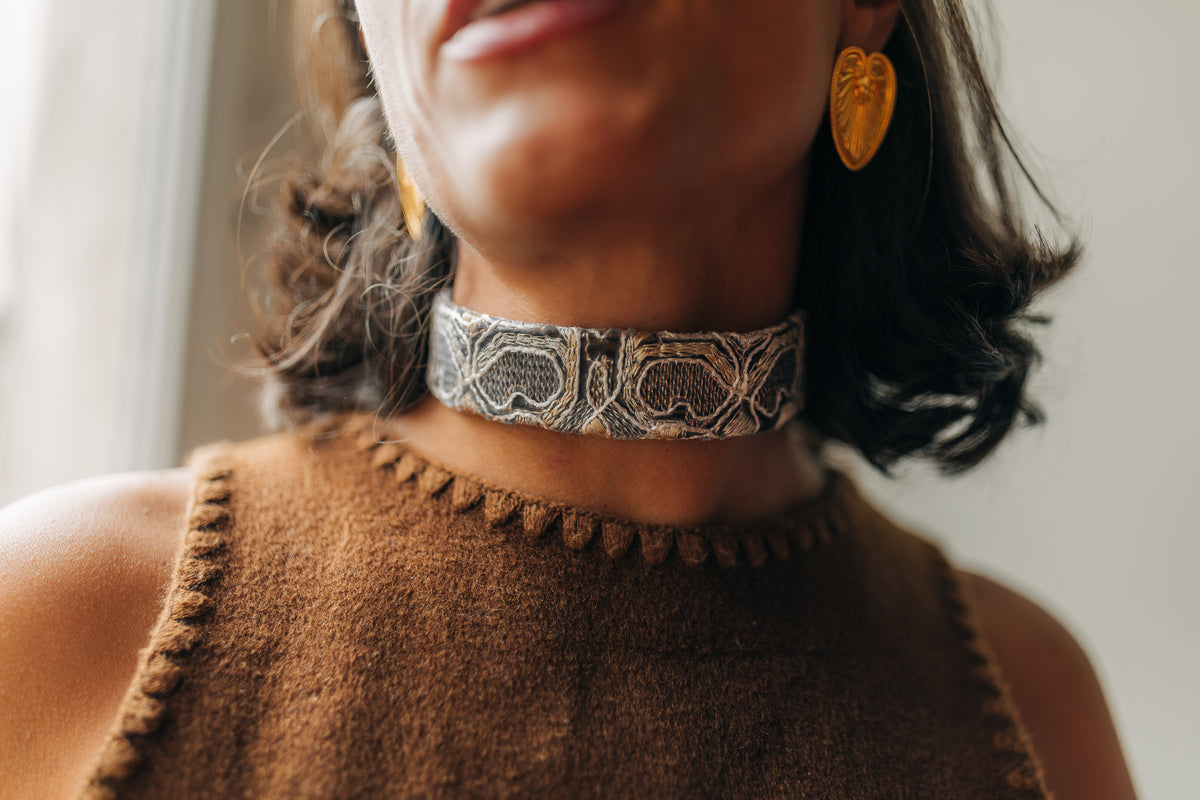Choker Zazie – Ras-de-cou & bandeau de cheveux