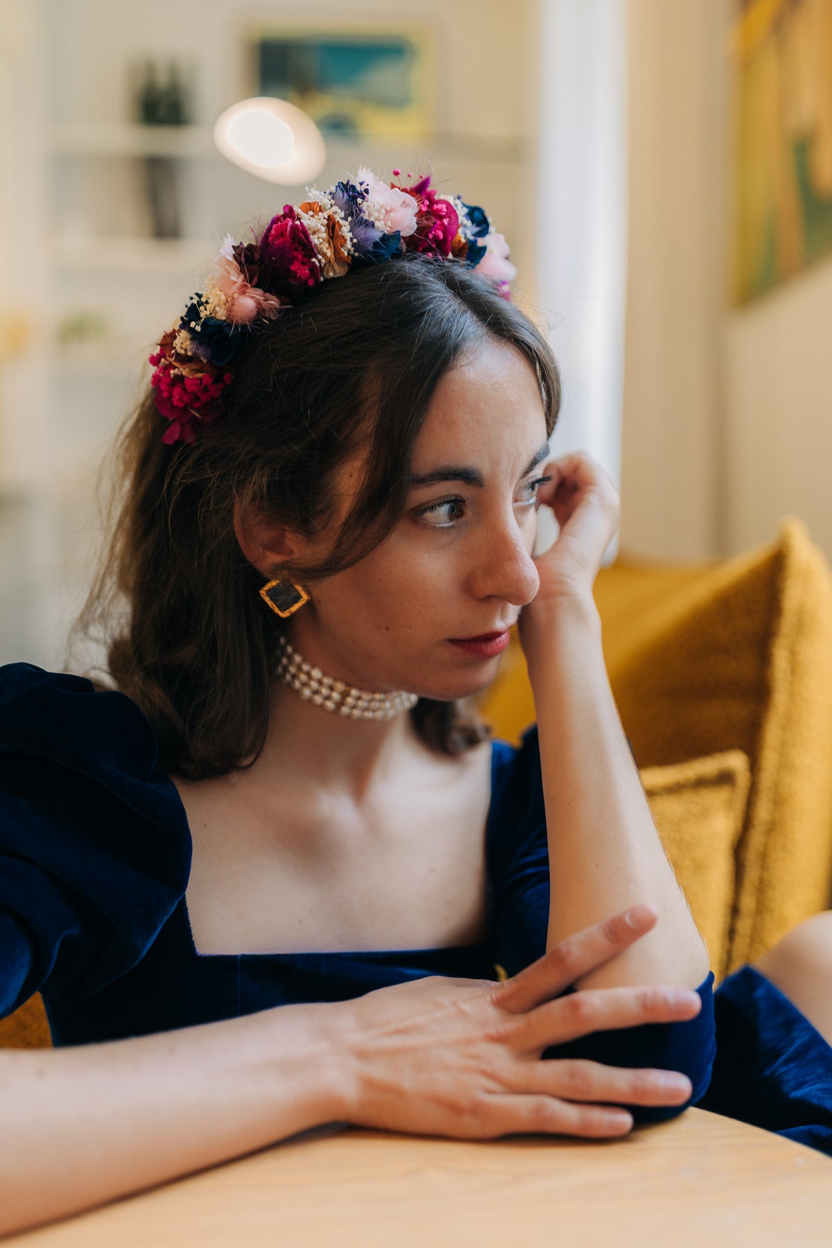 Serre-tête Rochefort – Fleurs