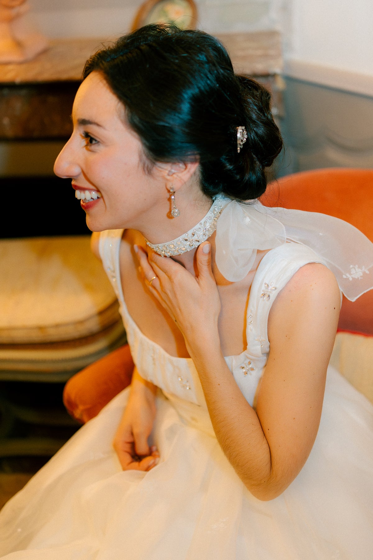 Choker Romy – Ras-de-cou & bandeau de mariée