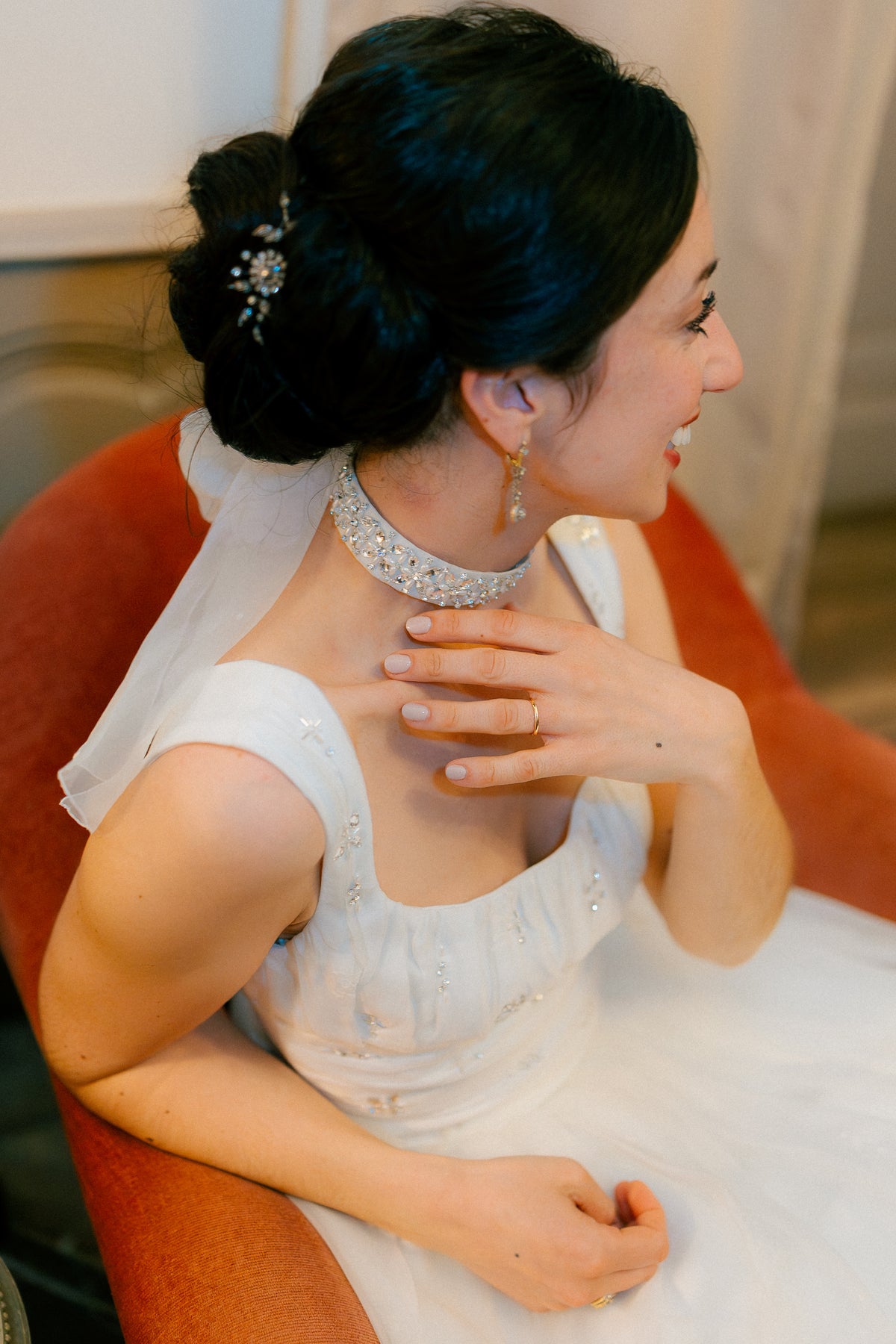 Choker Romy – Ras-de-cou & bandeau de mariée