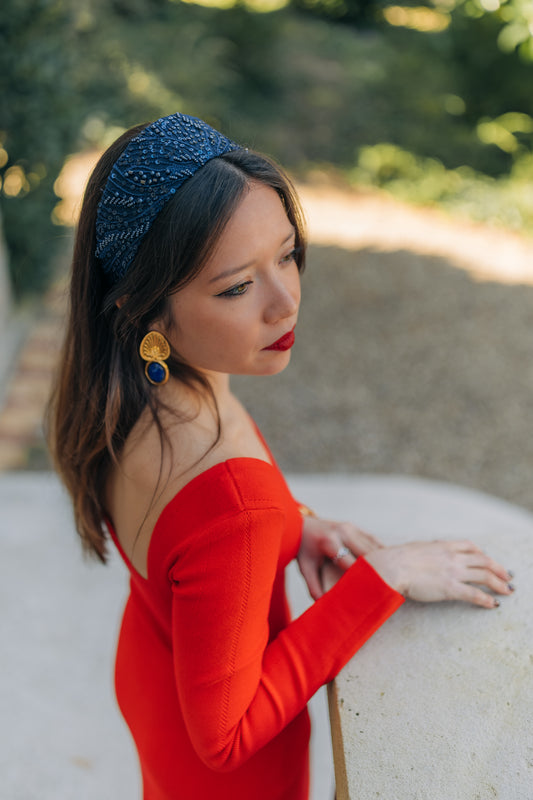 Serre-tête Nout - Dentelle brodée