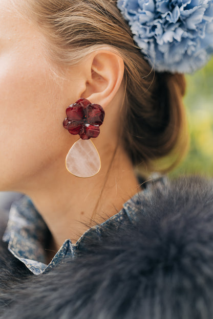 Boucles d'oreilles Émile Gallé