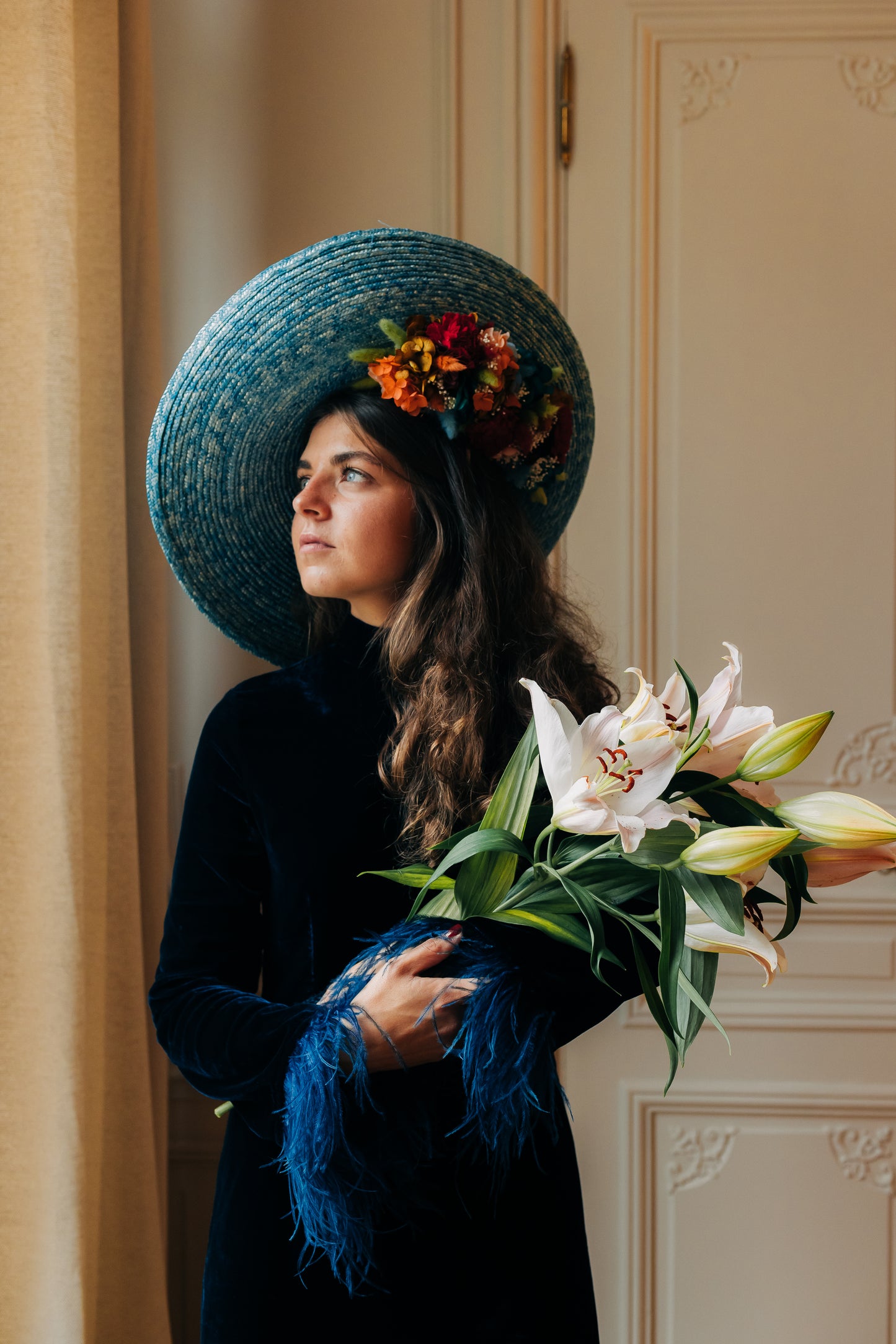 Capeline Gismonda - décor en-dessous