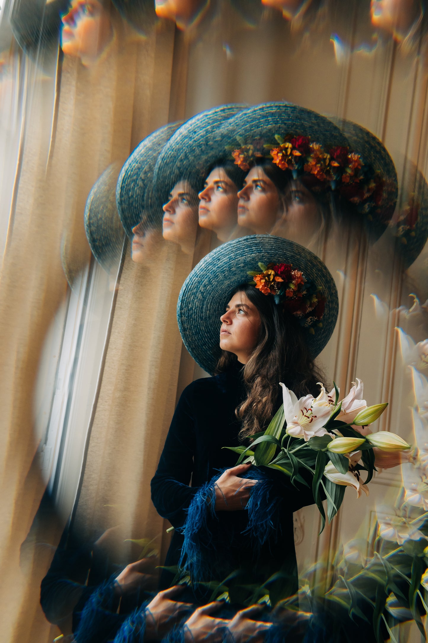 Capeline Gismonda - décor en-dessous