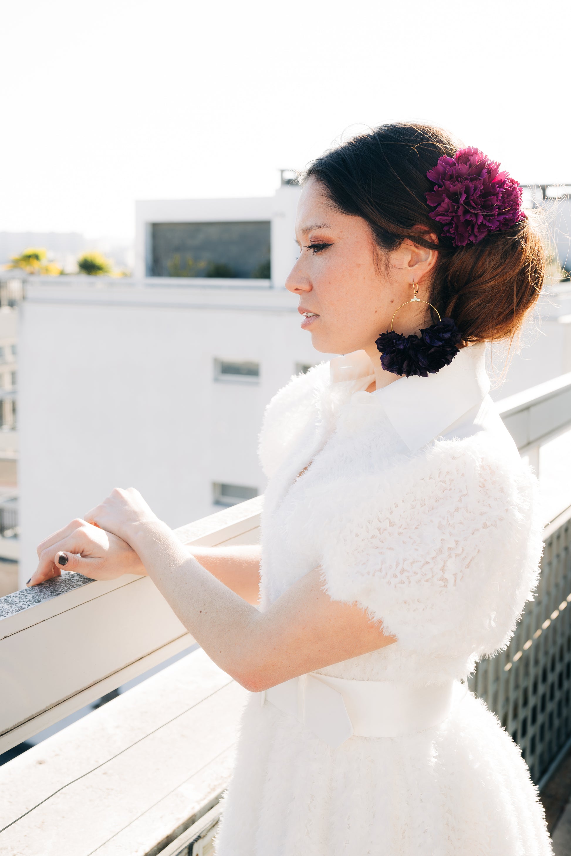 Cadix fleurs en tissu colorées pour tous les jours ou occasion