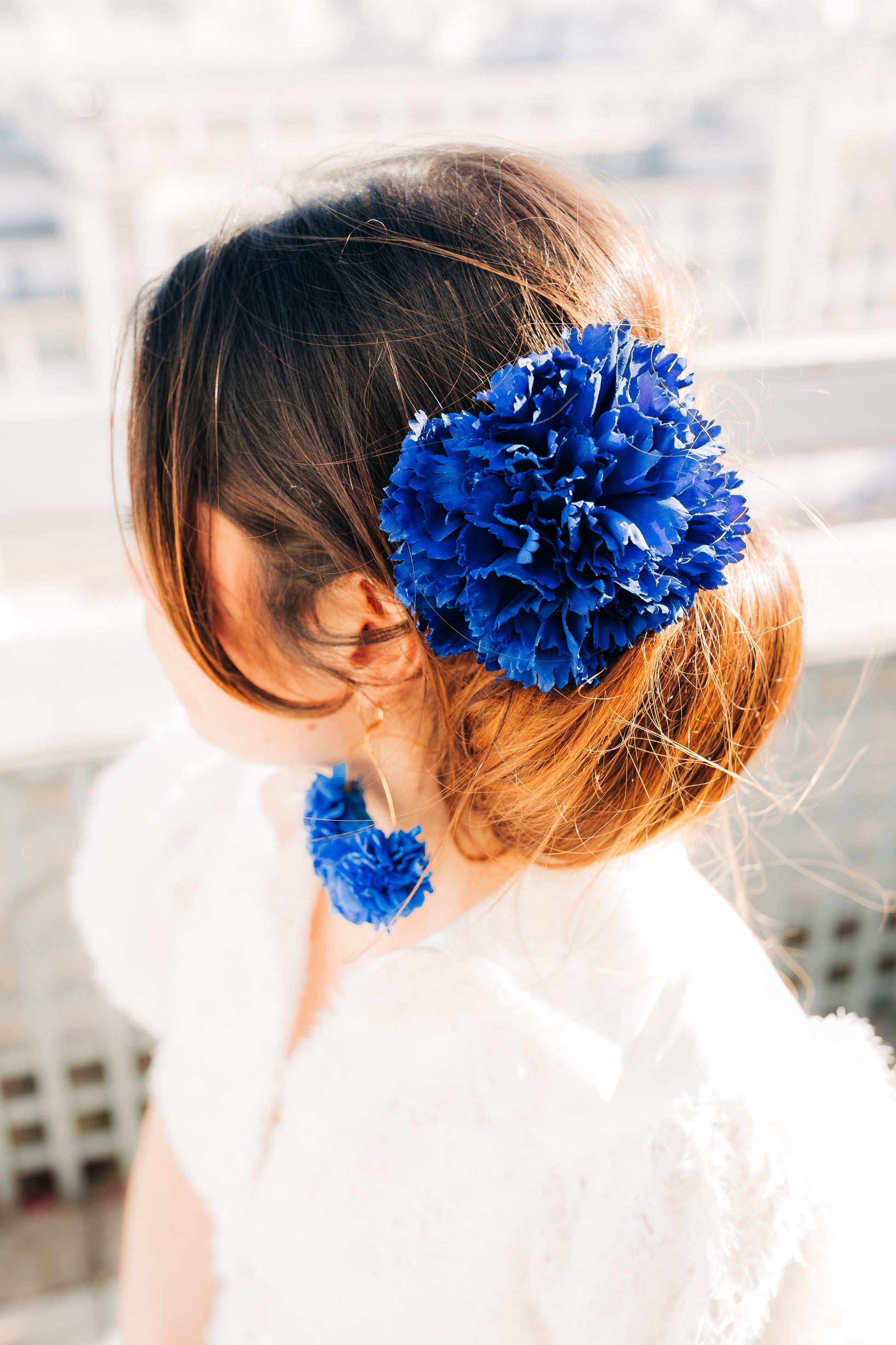 Cadix fleurs en tissu colorées pour tous les jours ou occasion