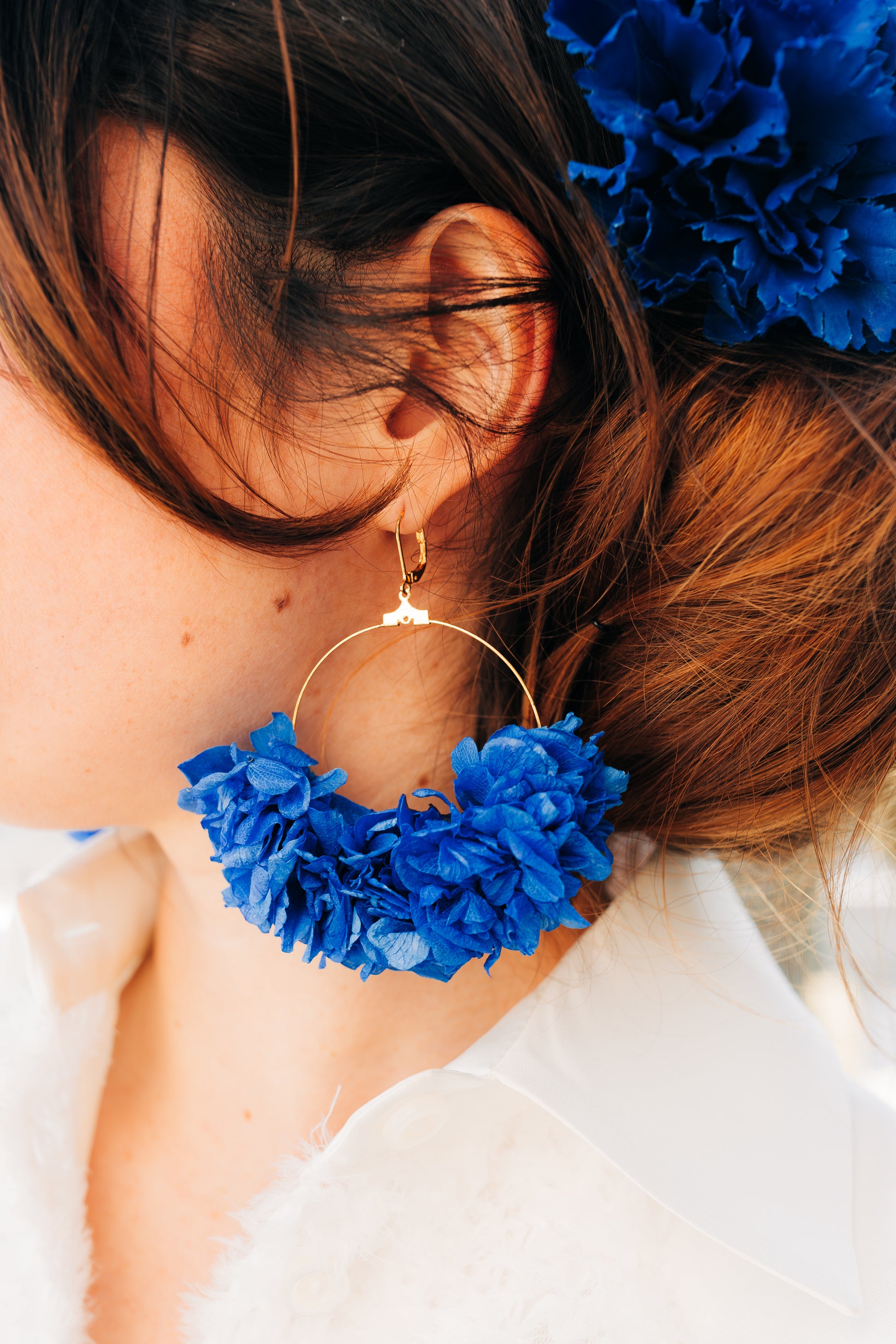 Cadix fleurs en tissu colorées pour tous les jours ou occasion