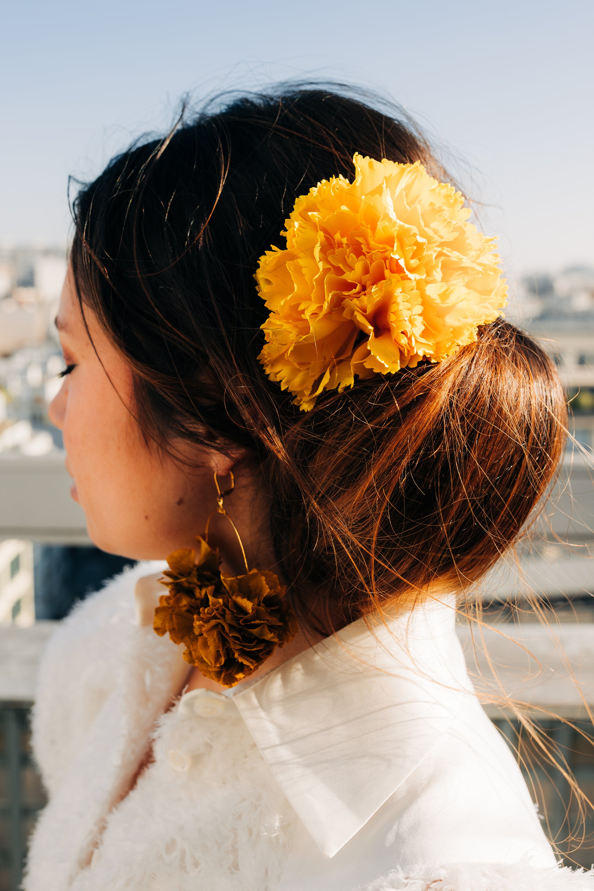 Cadix fleurs en tissu colorées pour tous les jours ou occasion