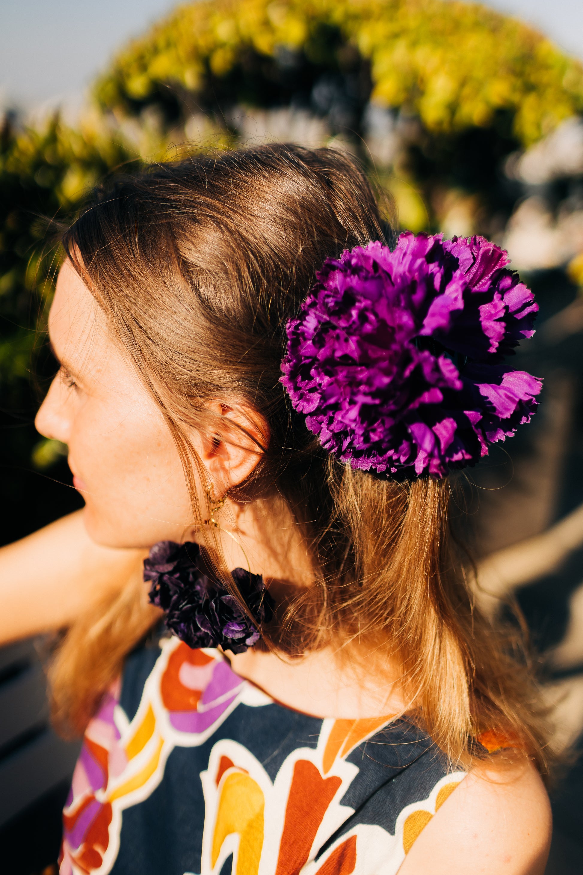 Cadix fleurs en tissu colorées pour tous les jours ou occasion
